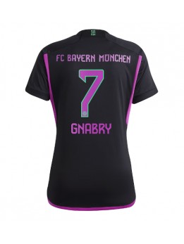 Billige Bayern Munich Serge Gnabry #7 Bortedrakt Dame 2023-24 Kortermet